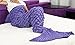 Sun Cling® Mermaid Tail Blanket Crochet for Adult Teens Kids Living Room Bedroom Sofa Super Soft Scales Blankets Sleeping Bags-Purple