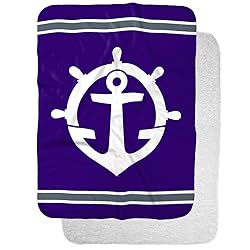University of Portland Primary Logo Stripes Sherpa