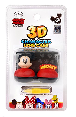 Disney Mickeymouse & Friends Characters Contact Lens Case, For Soft Contact lenses (Mickey mouse)