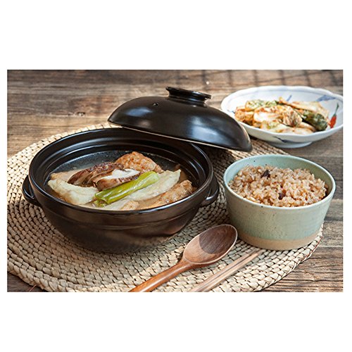 Korean Premium Ceramic Cooking Hot Pot Dolsot Bibimbap Stone Bowl with Lid, Korean Soup Food Earthenware with Lid… 2 Korean Premium Ceramic Cooking Hot Pot Dolsot Bibimbap Stone Bowl with Lid, Korean Soup Food Earthenware with Lid… - Image 3