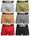 KAYIZU Men's Underwear Seamless Comfort Soft Stretch Boxer Brief (6-Pack)