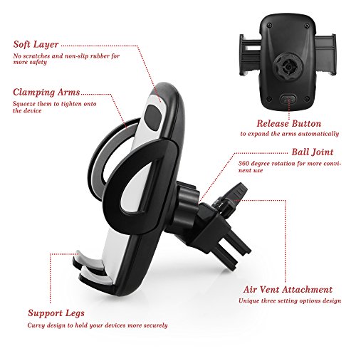 ilikable-Air-Vent-Car-Mount-Holder-with-360-Rotation-and-Release-Button-for-Cell-Phone-iPhone-Smartphone-Android-GPS-Devices-Black