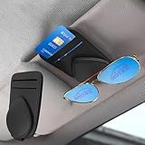 KEKIMO Sunglass Holder For Car - Car Visor Sunglasses Case With - View #3