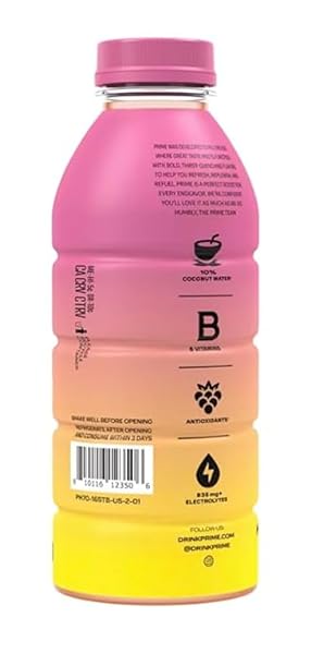 PRIME, HYDRATION STRAWBERRY BANANA, 16 OUNCE