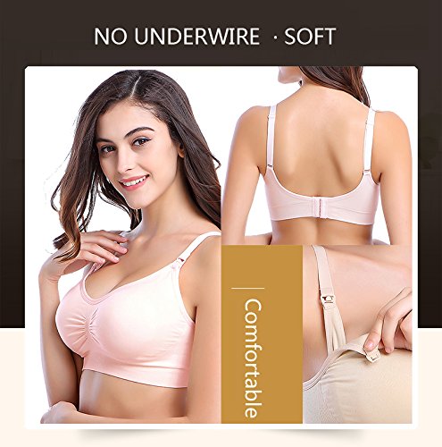 NICOSHINE-Womens-Sleeping-Nursing-Bra-Wirefree-Breastfeeding-Maternity-Bralette-Super-Soft