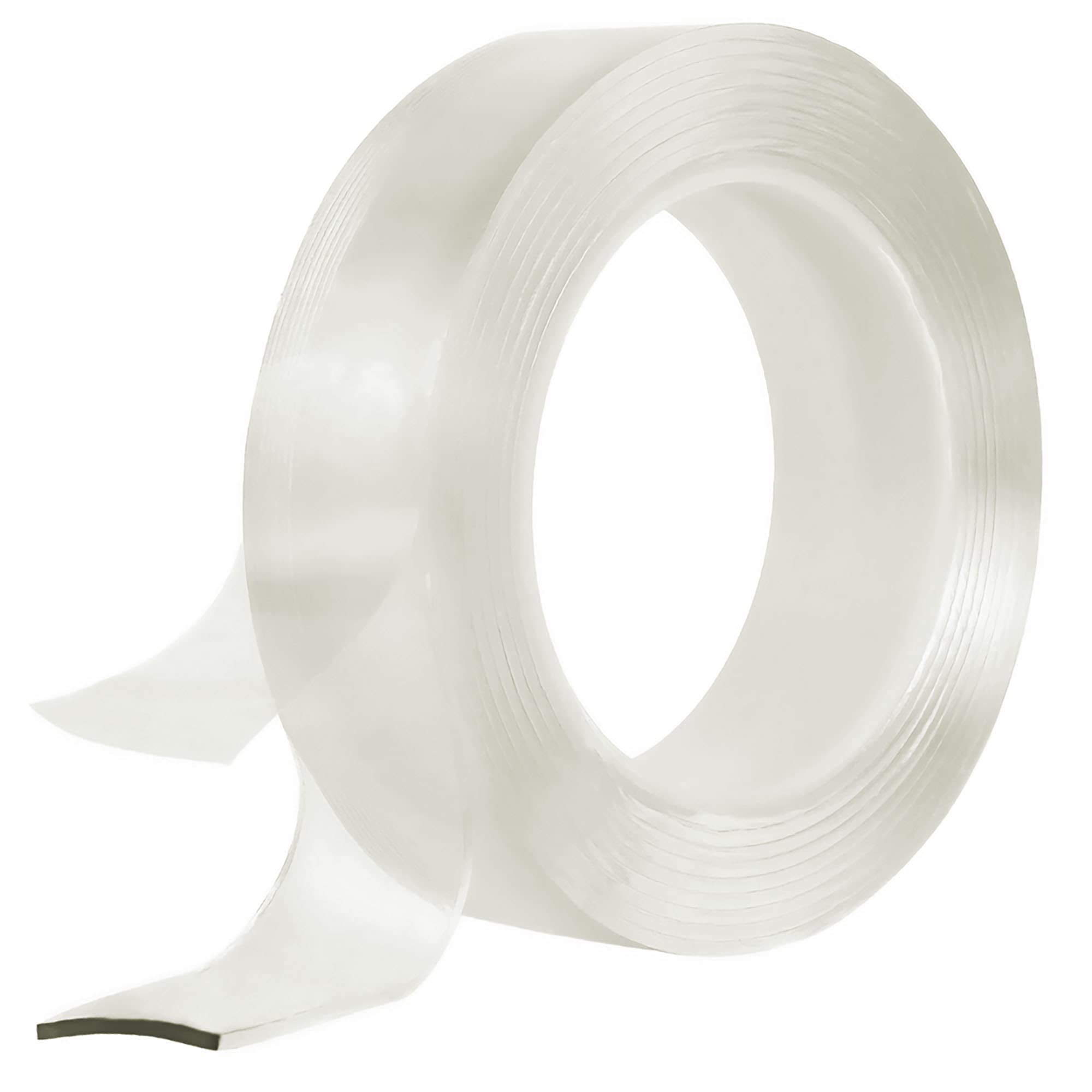 SeKi Double-Sided Nano Tape 3 cm x 3 m Transparent, Nano Tape Removable without Trace, Reusable Tape, Waterproof, Multifunctional, Non-Slip, Washable