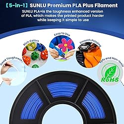 SUNLU 3D Printer Filament PLA Plus 1.75mm, SUNLU