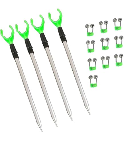Anneome Fishing Pole Holder Portable Wear-Resistant Rod Stand for Ground and Truck Easy to Install for Bank Fishing and Garage Storage Convenient V-Shaped Design : Sports & Outdoors
