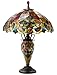 Chloe Lighting CH18648-SPC-DT3 Tiffany-Style 3-Light Double Lit Table Lamp with Shade, 26 x 18 x 18