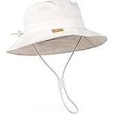 Baby Sun Hat for Boy Girl Toddler Summer Bucket Hat Kids Sun Protection Beach Hat Cotton Baby Hats