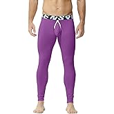 KAMUON Men’s Removable Pouch Long Johns Thermal Underwear Pants Bottom Leggings