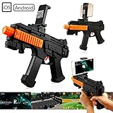 Oct17 AR Toy Gun Bluetooth with18 Games for Mobile iOS Apple Android Smart Phone Video Game Augmented Reality Virtual Reality VR Game Controller and Lots of Free Apps
