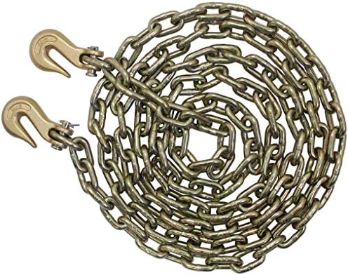 2 3/8''x20' Binder Chains Transport Chain Grade 70 w/Hooks