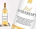 Marriage Milestones Wine Bottle Labels, Set of 5 Waterproof Wine Bottle Labels, Wedding Gift, Marriage Milestones, Wedding Firsts