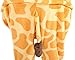 Afoxsos Women's Soft Fleece Animal Cartoon Onesie Adult Pajamas Size M Giraffe