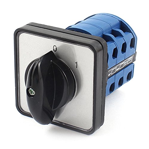 CA10 AC 660V 12A 12 Terminals 2-Position Rotary Cam Changeover Switch