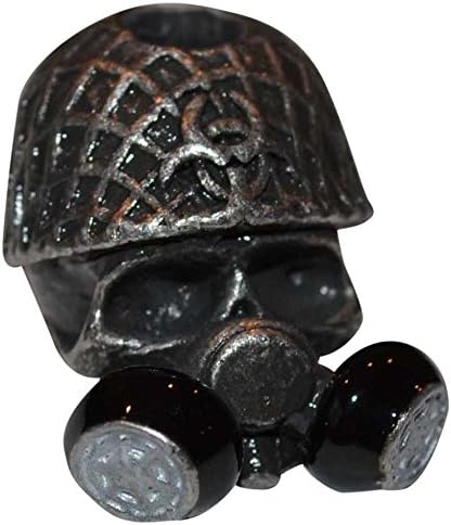 Gas Mask Skull Bead