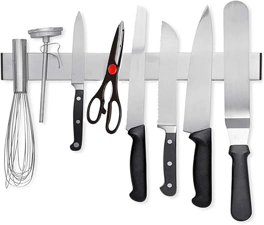 HG POWER - Soporte magnético para Cuchillos, de Acero Inoxidable, para