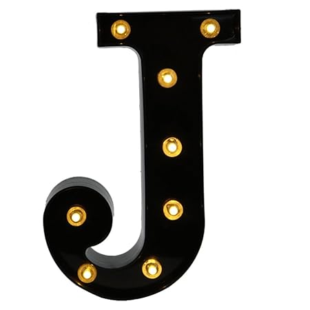 Your Name In Lights Illuminated Vintage Style Decorative Letter