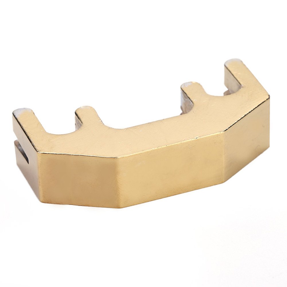 Violin Mute, Chromium Alloy Practice Violin Mute for 1/2, 3/4, 4/4 Violin, Golden