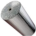 Double Bubble Reflective Foil Insulation: (16 in X 100 Ft Roll) Industrial Strength, Commercial Grade, No Tear, Radiant Barrier Wrap for Weatherproofing Attics, Windows, Garages, RV's, Ducts & More! …