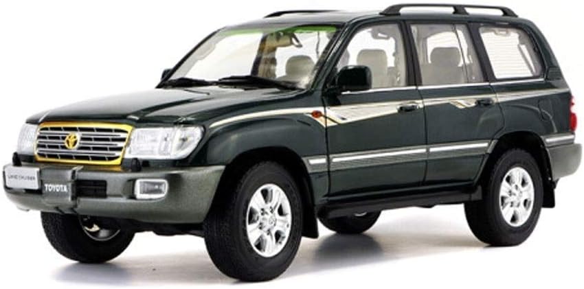 KaKaDz 1:18 Land Cruiser 4700 LC100 Simulation Car Model Alloy Car Model Adult Decoration Collection ( Color : Green )