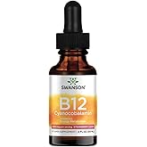 Swanson Vitamin B-12 Sublingual Liquid 1Vitamin 000 mcg 2 fl Ounce (59 ml) Liquid