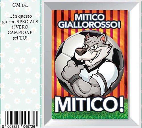 Marpimar Biglietto Auguri Compleanno Calcio Humor Mitico Giallorosso Amazon It Casa E Cucina
