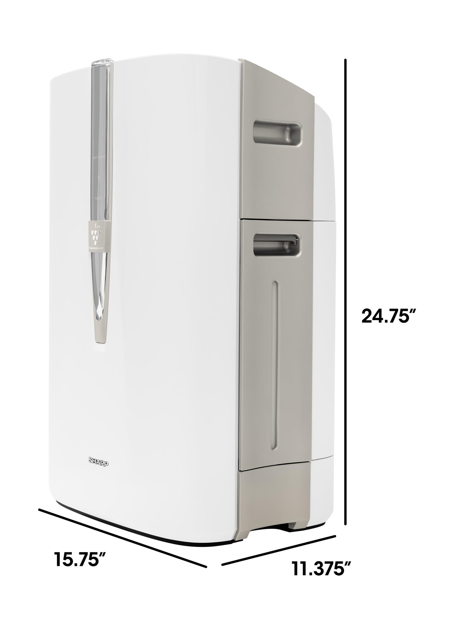 SHARP Air Purifier and Humidifier. Plasmacluster Ion Technology and Triple Filtration, including True HEPA Filter. Covers up to 1,650 sq. ft. for Large Rooms, for Dust, Smoke, and Pollen. KC860U