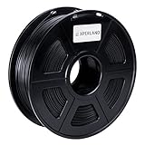 XPERLAND 1.75mm 3D Printer PLA Filament BLACK, Dimensional Accuracy +/- 0.02mm, 1KG Spool, PLA 1.75 Filament