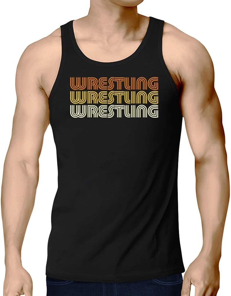 Eddany Wrestling Retro Color Tank Top Clothing