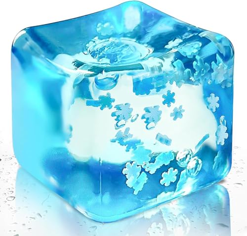 Stress Balls for Adults, Stress Cube Fidget Toys, Desktop Enhanced Grip Strength Squeeze Toys, Square Shape Stress Cube Stress, for Halloween, Christmas, Party Favors, Stocking Stuffers