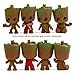 BABEE Baby Groot Flowerpot Figure Toy Baby Groot Antistress Guardians 2 Tree Man Pen Container Baby Room Decor (Flowerpot Groot with hole for drainage)