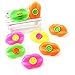 Lip Whistles Amy&Benton 48PCS Plastic Lip Whistle Toy Party Favors for Kids (Assorted Colors, 2.5 in)