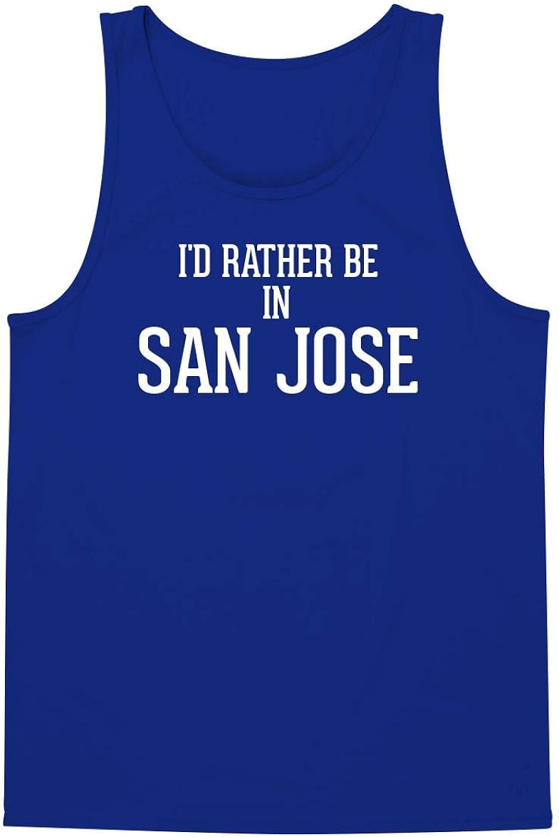 I'd Rather Be In SAN JOSE - A Soft & Comfortable Men's Tank Top