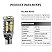Kitchasy Extremely Bright 912 921 LED Backup Light Bulbs, High Power 2835 15-SMD Chipsets Error Free T15 906 W16W for Backup Reverse Light, 6000K White, Pack of 4pcs