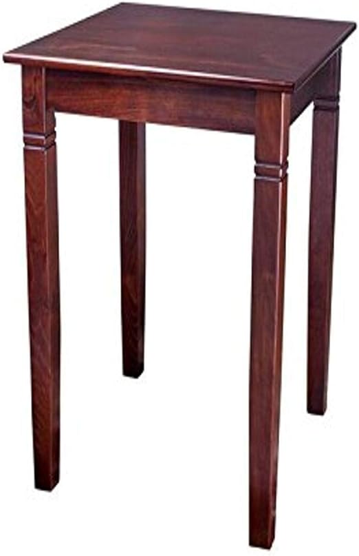 Amazon Com Beechwood Mountain Solid Beech Wood Bar Table For Kitchen Dining Medium Oak Furniture Decor