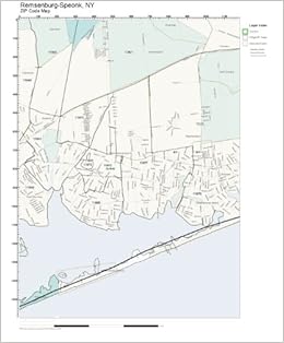 Zip Code Wall Map Of Remsenburg Speonk Ny Zip Code Map Not Laminated Amazon Com Office Products