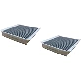 Pack of 2 Veyronix FP79 FP92 Cabin Air Filter Fits Ford F250 F350 F450 F550 | 6.7L Powerstroke 2017-2024, Fits Ford F150 3.0L EcoDiesel 2018-2023 Replaces Motorcraft FP79, WP10266, PA10103