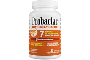 Probaclac Probiotics for Adults – Daily Gut Health & Immune Support, Relieves Bloating & Supports Digestive Balance – 30 Shel