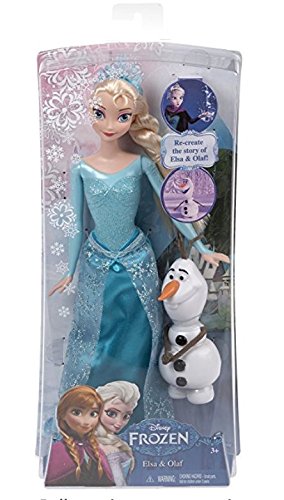 DisneyÂ® Frozen Princess Elsa and Olaf Doll Gift Set