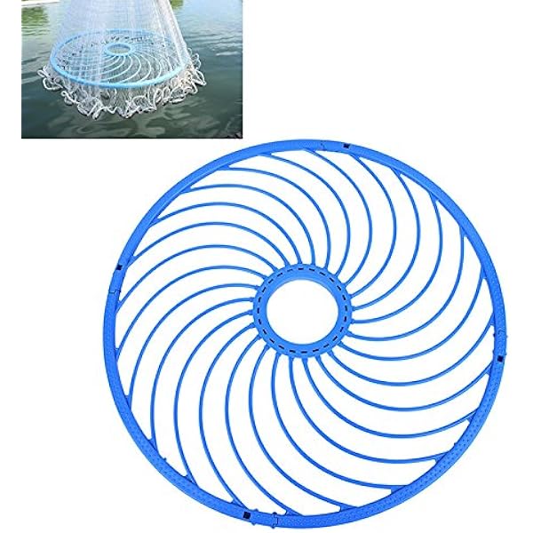 throwing a cast net with a ring