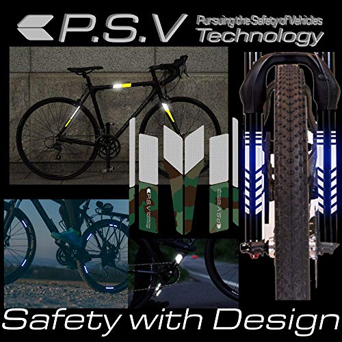 P.S.V Technology Reflective Frame kit Reflector kit for Bicycle Frame