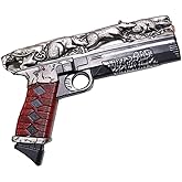 11" Safety Hand Cannon Cosplay Costume Prop Replica Game Anime Gift Xmas Silver