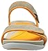 Dansko Women's Kami Dress Sandal, Mocha/Citrus Suede, 40 EU/9.5-10 M US