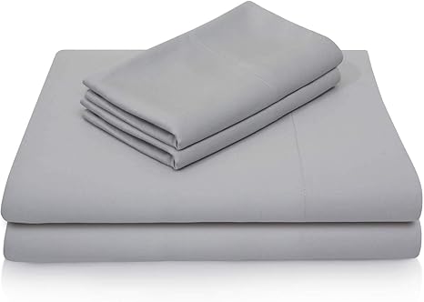 Rayon from Bamboo Sheet Set, Queen, Ash 