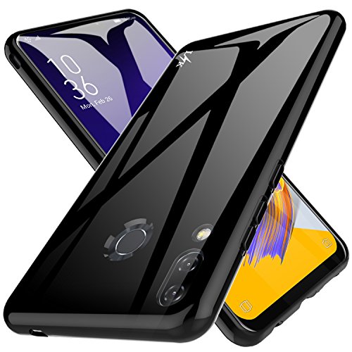 LK ZenFone 5 / 5Z Case, Ultra [Slim Thin] TPU Gel Rubber Soft Skin Silicone Protective Case Cover for Zenfone 5 / 5Z- Black