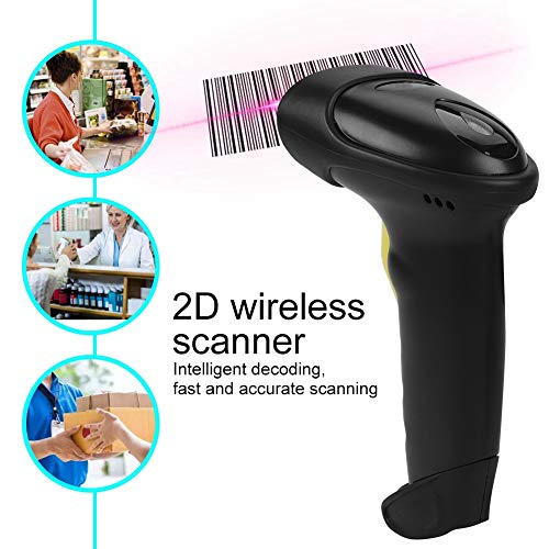 image for fosa Wireless Barcode Scanner Bluetooth Barcode Scanner 2D QR Code Sca