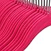 Juvale 50 Pack - Pink Ultra Thin Velvet Non Slip Clothes Hangers - Closet Space Saving Design for Shirts, Dress Clothes, Sweaters, Pants - 18 Inches