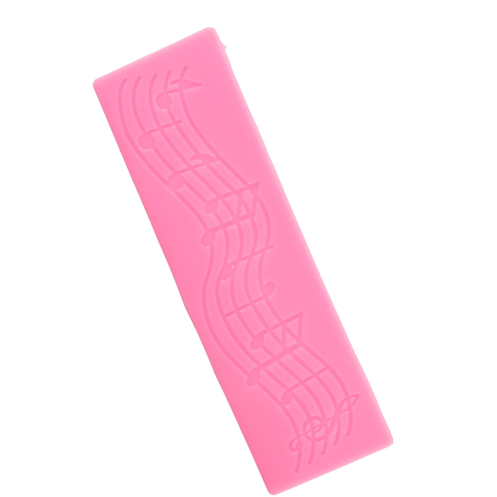 2PCS Music Notes Silicone Mold for Cake Decorating and Candy Making, Food Grade Soft Heat Resistant Baking Tool, Multi-Functional Edible Decoration Mold